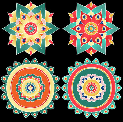 —:: act 1: indian segment | kolam experimentation (2025)