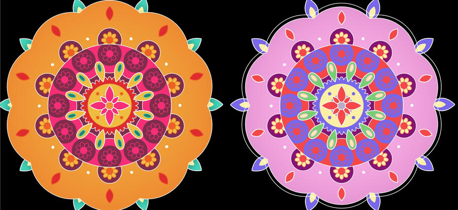 —:: act 1: indian segment | kolam experimentation (2025)