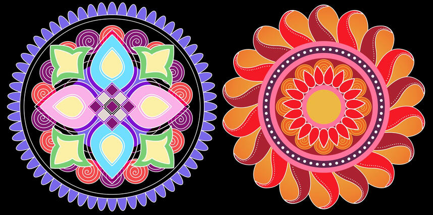 —:: act 1: indian segment | kolam experimentation (2025)