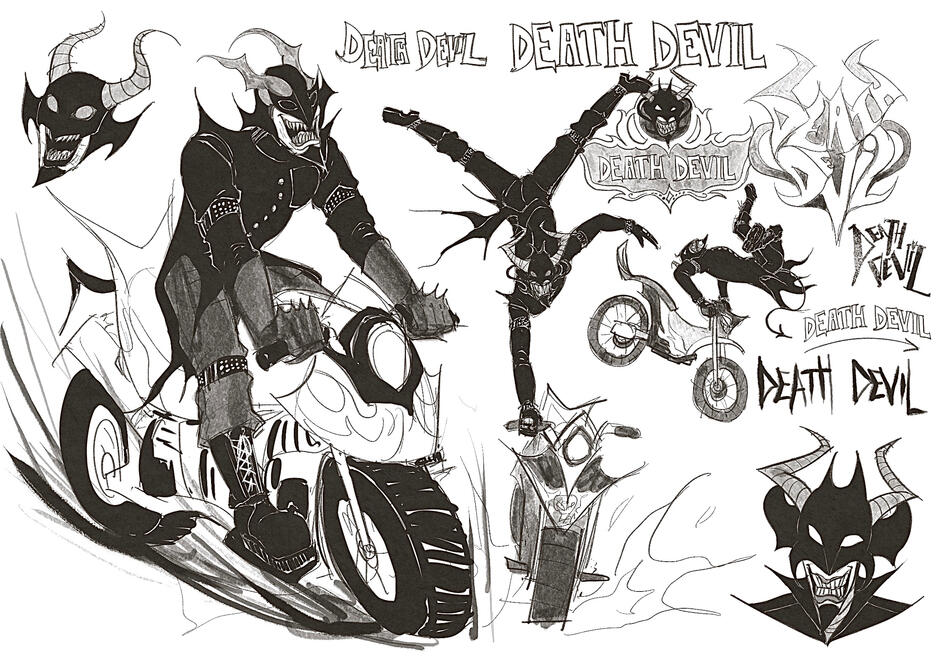 —:: dare to die | death devil concept art (2025)